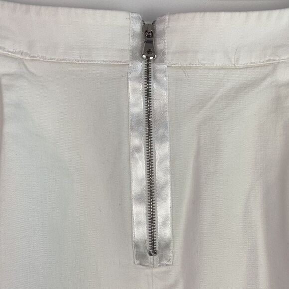 Dolce And Gabbana White Denim Skirt - Picture 7 of 10